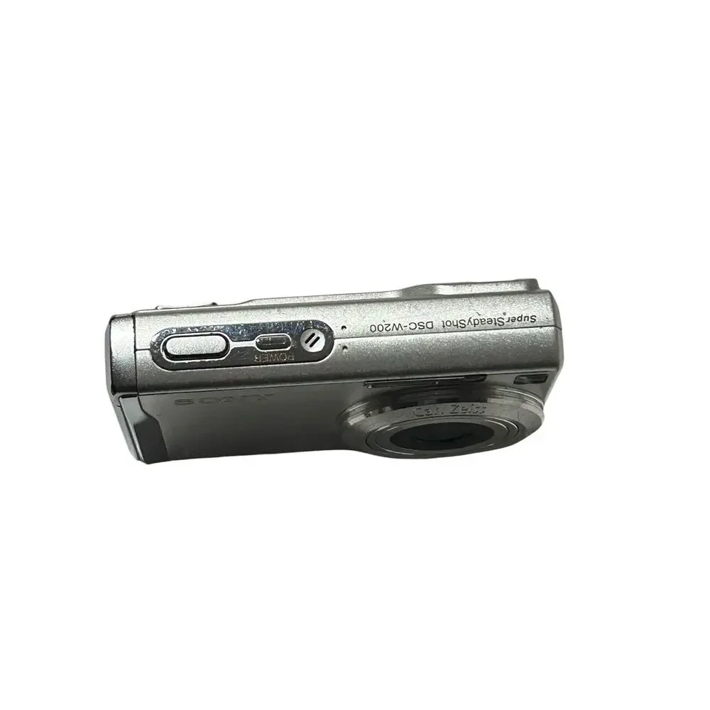 Sony Cybershot DSC-W290 12.1 Mega Pixels Camera Silver - No Charger Untested